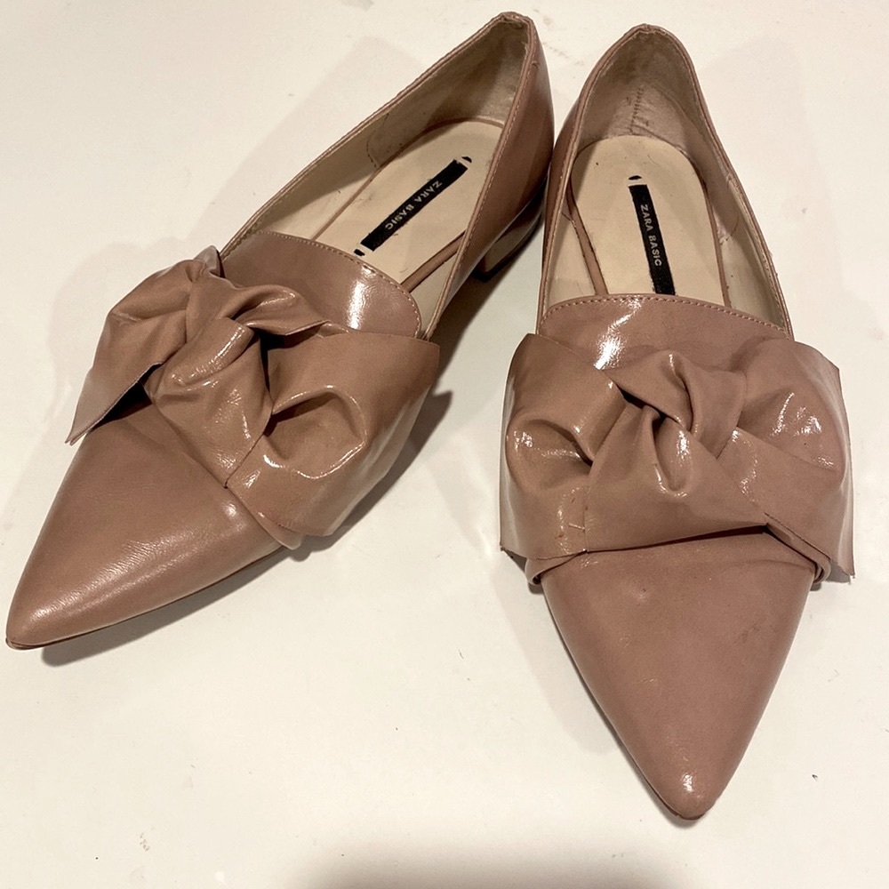 Zara Basic Bow Flats